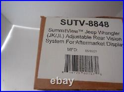 Brandmotion SUTV-8848 SummitView rear-view camera 2007-up Jeep Wrangler JL JK