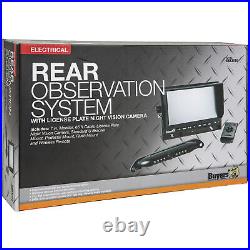 Buyers Products Rear Observation System License Plate Night Vision Backup Camera