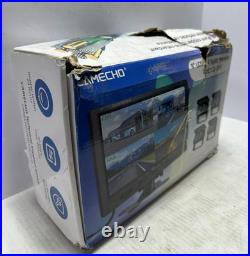 Camecho Backup Truck Camera 9 in 4 Split Monitor with 4 Cameras Front Rear View