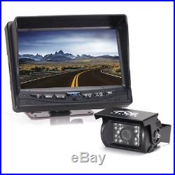 Camera Photo Rear View Safety Backup Camera System with 7\ Display (Black)