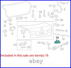 Camera/Projector Rear View Camera Fits 15-18 JETTA 3019151
