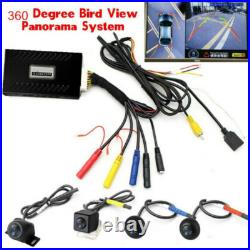 Car 360 Degree Bird View Panoramic System Seamless Parking Rear View Camera