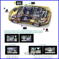 Car 360° Front/Rear/Left/Right Parking View DVR Cameras Image Quad Ways Monitor Car 360° Front/Rear/Left/Right Parking View DVR Cameras Image Quad Ways Monitor