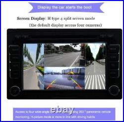 Car 360° Front/Rear/Left/Right Parking View DVR Cameras Image Quad Ways Monitor Car 360° Front/Rear/Left/Right Parking View DVR Cameras Image Quad Ways Monitor