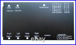 Car 360° Front/Rear/Left/Right Parking View DVR Cameras Image Quad Ways Monitor Car 360° Front/Rear/Left/Right Parking View DVR Cameras Image Quad Ways Monitor