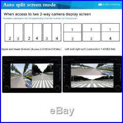 Car 360° Full Parking View withFront/Rear/Right/Left 4 Camera DVR Video Wonderful