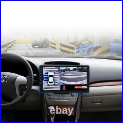 Car 360° Surround Bird View Panoramic System Recording Parking Rear View 4Camera