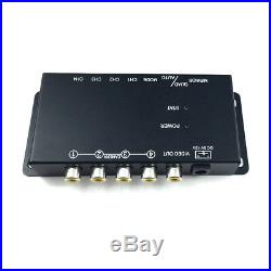 Car 4-Way Image Split-Screen Control Box With Front/Left/Right/Rear View Camera