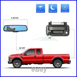 Car Backup Camera + 4.3 Rear View Monitor For Ford F150 2005-14 F250 F350 08-16