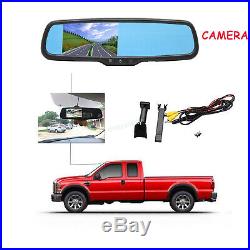 Car Backup Camera + 4.3 Rear View Monitor For Ford F150 2005-14 F250 F350 08-16