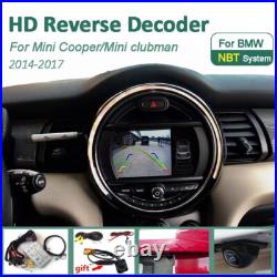 Car Backup Rear View Camera For MINI Cooper Clubman F55 F56 F57 park Adaptor