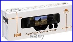 Car Camera Dual Dash Cam HD DVR Rear View Mirror Recorder LCD Screen SD Card New