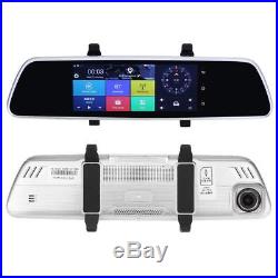 Car DVR 7 Bluetooth Android 5.0 WIFI GPS 1080P Video Recorder Rear View Camera