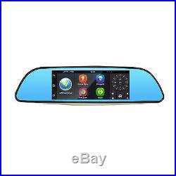 Car DVR GPS Navi 7 Rear View Mirror Monitor Video Recorder WiFi 3G BT+Camera