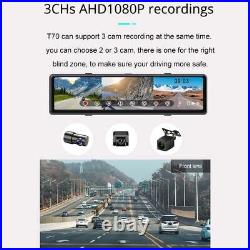 Car Dvr Rear view Camera Android Mirror Video Recorder 4G+32G GPS Navi Dash Cam