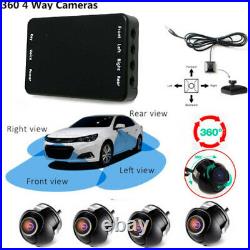 Car Parking Panoramic Side Rearview Camera System Control Box+ 4 Way Camera 360°