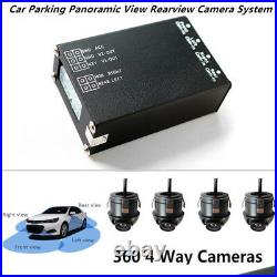 Car Parking Panoramic View Rearview Camera System 360 Degree + 4PCS Camera 9-30V