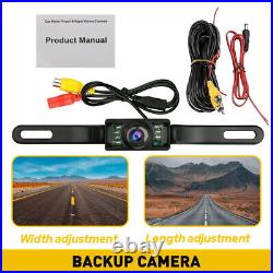 Car Rear View Camera Reverse Backup Camera Night Vision License Plate Waterproof