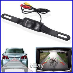 Car Rear View Reverse Backup Camera Parking Night Vision CMOS 7 LED Waterproof