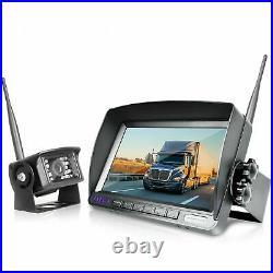Car Rear View Reverse Backup Camera Wireless 7 Monitor Waterproof 12-24V DC