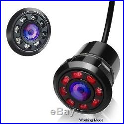 Car Rear view Backup Camera With 8 Infrared Night Vision NO Guideline Full HD