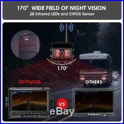 Car Reverse Rear View Backup Camera WiFi Wireless 7 Inch HD Monitor Night Vision