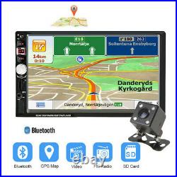 Car Stereo Radio GPS Navigation 7 HD Mp5 Audio Player 2 Din AUX Usb Bluetooth