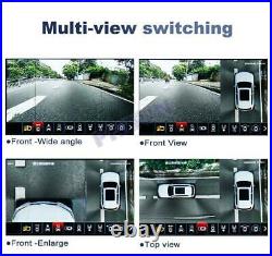 Car Truck DVR Panoramic 360 Degree Bird View System 4 Camera Recording Parking