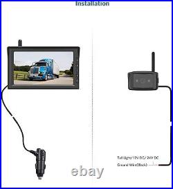 Cargoplay 2X Wireless Backup Rear View Camera + 1080P 7 Monitor Parking System