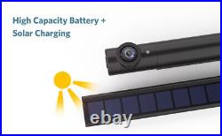 Cargoplay Solar Backup Camera Wireless 5'' Parking Monitor Rear View System Kit