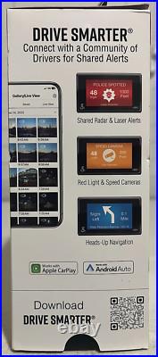 Cobra SC 400D Dual-View Smart Dash Cam with Rear-View Accessory Camera NEW