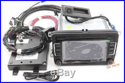 Combo of RCD510 + Rear View Camera + Bluetooth Kit VW Original Free Shipping