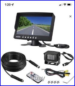 DALLUX Vehicle Backup Camera kitRearview Camera cab cam with 7 inch Monitor