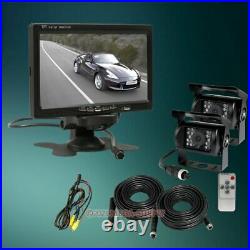DC9-35V Reversing Camera System with 7 Monitor+210m Cable for Caravan Semi
