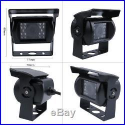 DIY 1080P Car MDVR DVR Video Recorder Rear View CCTV IR Camera System 7 Monitor