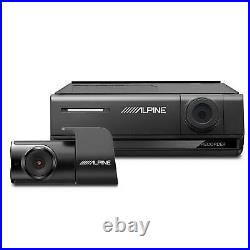 DVR-C320R Alpine WiFi GPS Stealth Dash Camera Front & Rear 1080p HD Dash Cam JP