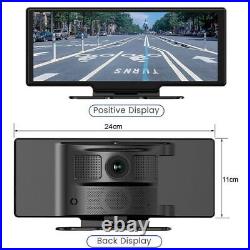 Dash Cam Car Rear View Mirror Cam DVR Recorder Carplay/Android Auto 4K+1080P