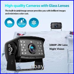 Digital Wireless 10.1 DVR Quad Monitor 2x Reversing Cameras 12-24V RV Truck Van