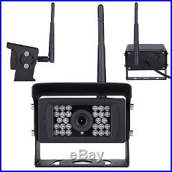 Digital Wireless 7 HD Monitor Backup Camera Rear View System For Truck RV Bus