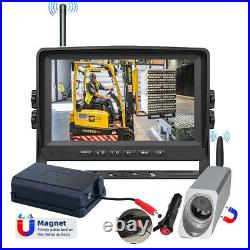 Digital Wireless 7 Monitor Front Rear View Camera Magnetic Battery for Forklift