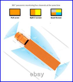 Digital Wireless Rear View Backup Camera 7 Quad DVR Monitor For Truck Caravan