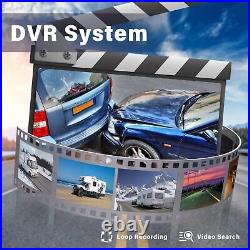 Dual 1080P Digital Wireless Backup Cameras 9 DVR Monitor FHD For Trailer RV Bus