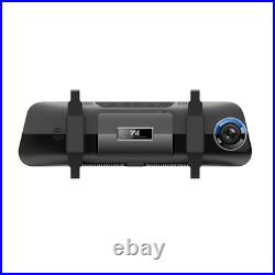 Dual Lens Car Rear View Mirror DVR Video Parking Camera Recorder With 4PCS Sensor