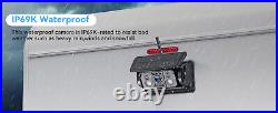 Dual RV Wireless Backup Camera for Trailer Easy Setup Solar 7'' Monitor 1080P
