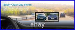Dual Wireless Backup Cameras System 10.26 1080P HD IPS Touchscreen 2 Channel