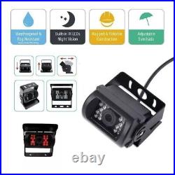 Dual Wireless Rear View Backup Reverse Camera Kit 18IR Night Vision (Waterproof)