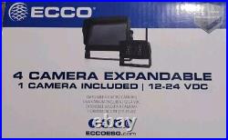 ECCO K7000B-WK 7 Caravan Bus RVs Truck Monitor Wireless Reverse Camera System