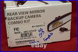 EchoMaster MRC-LP01CP Rear-View Mirror Back-Up Camera Kit Black, NEW #N1