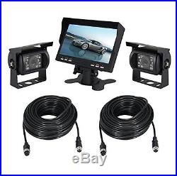 Esky 7-Inch TFT LCD Color Monitor Car Backup Rear View Camera System Night Visi