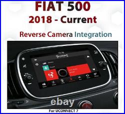 FIAT 500 2018 Current / Reverse Camera Integration for UConnect 7